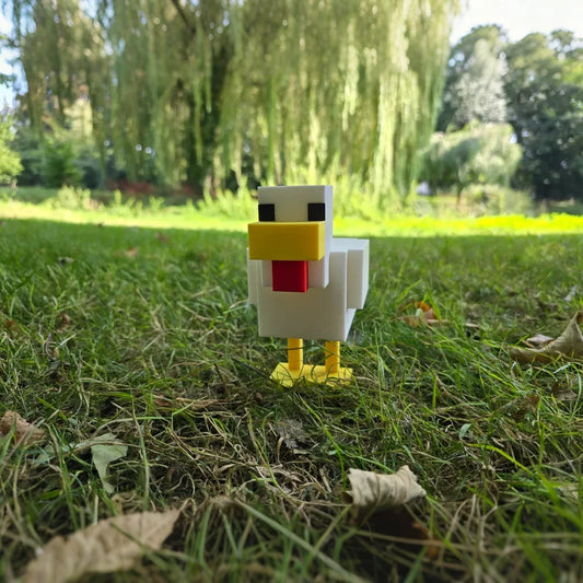 Minecraft pixel chicken