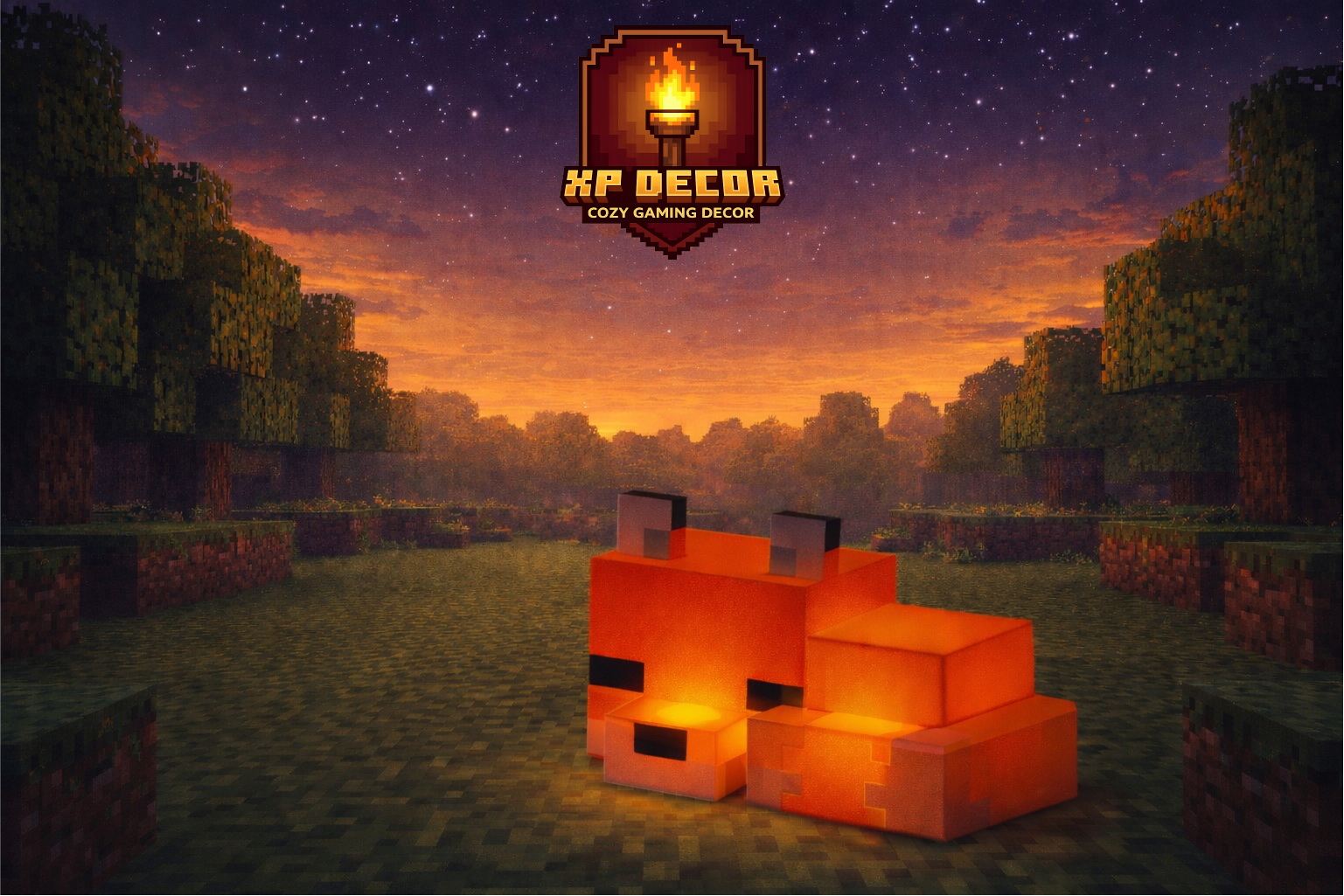 Minecraft Fox Mood Lamp