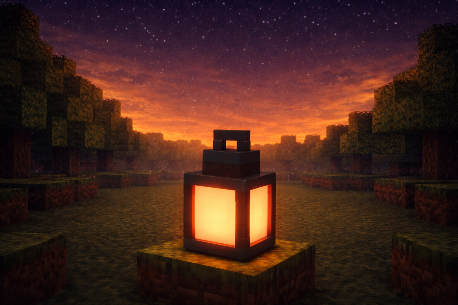 Minecraft RGB wall torch