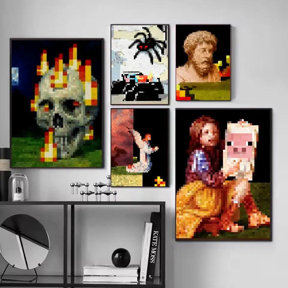 Pixel Masterpiece: Game-Art Wall Decor
