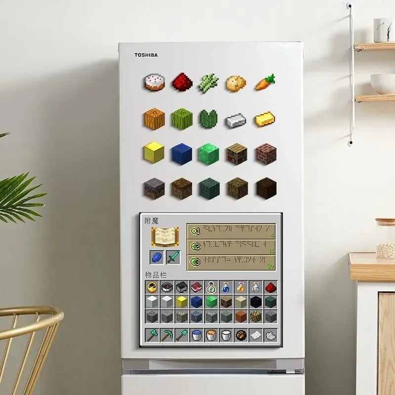 Pixel Inventory: Magnetic Decor Stickers