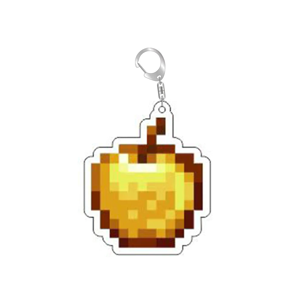 Pixel Item Acrylic Keychains