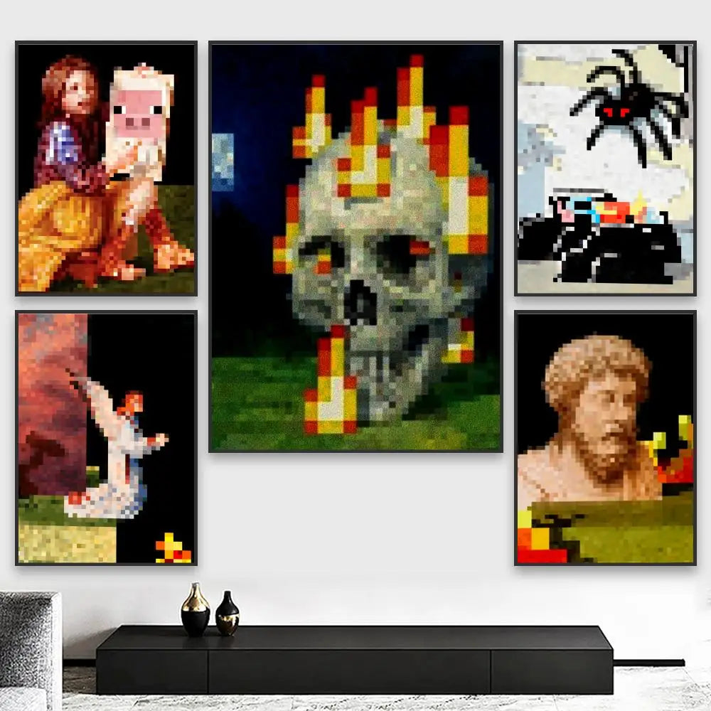 Pixel Masterpiece: Game-Art Wall Decor