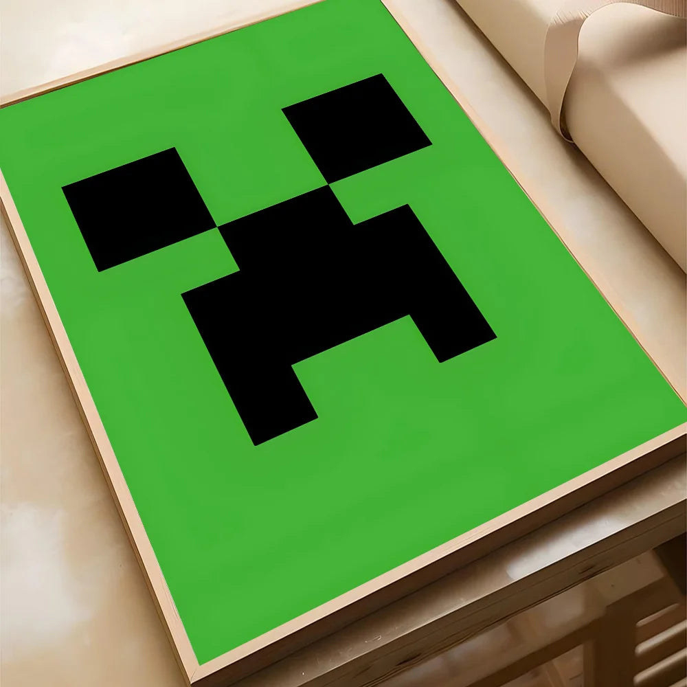 Pixel World Wall Art Posters