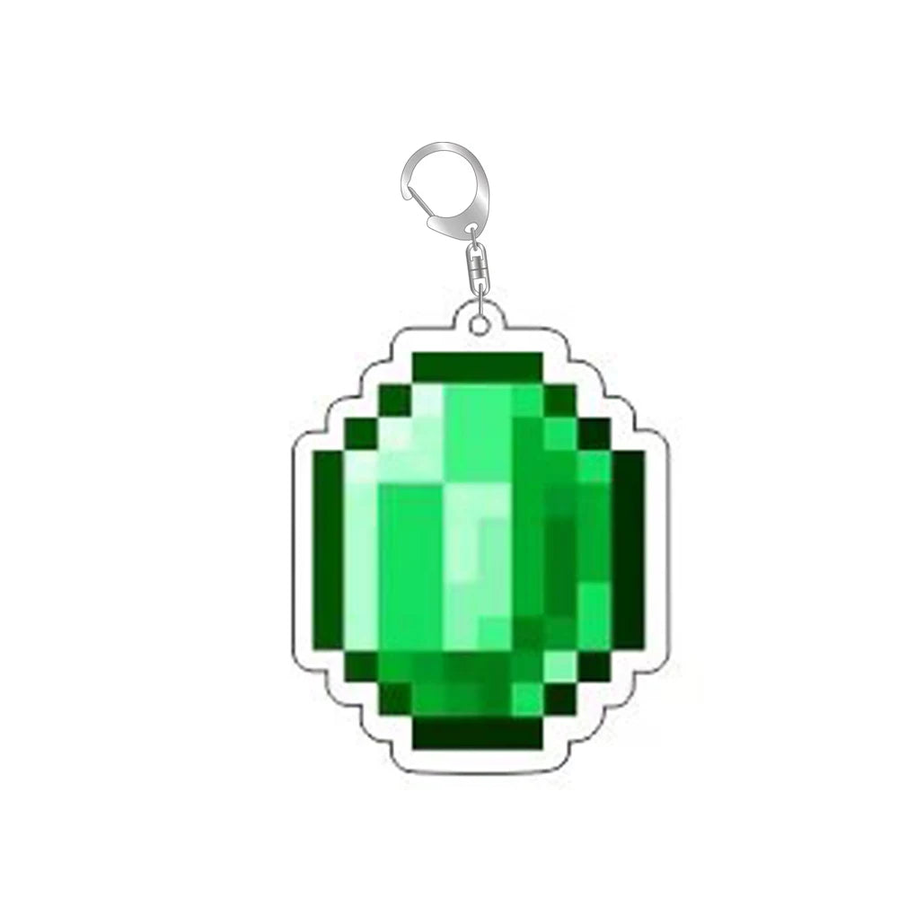 Pixel Item Acrylic Keychains