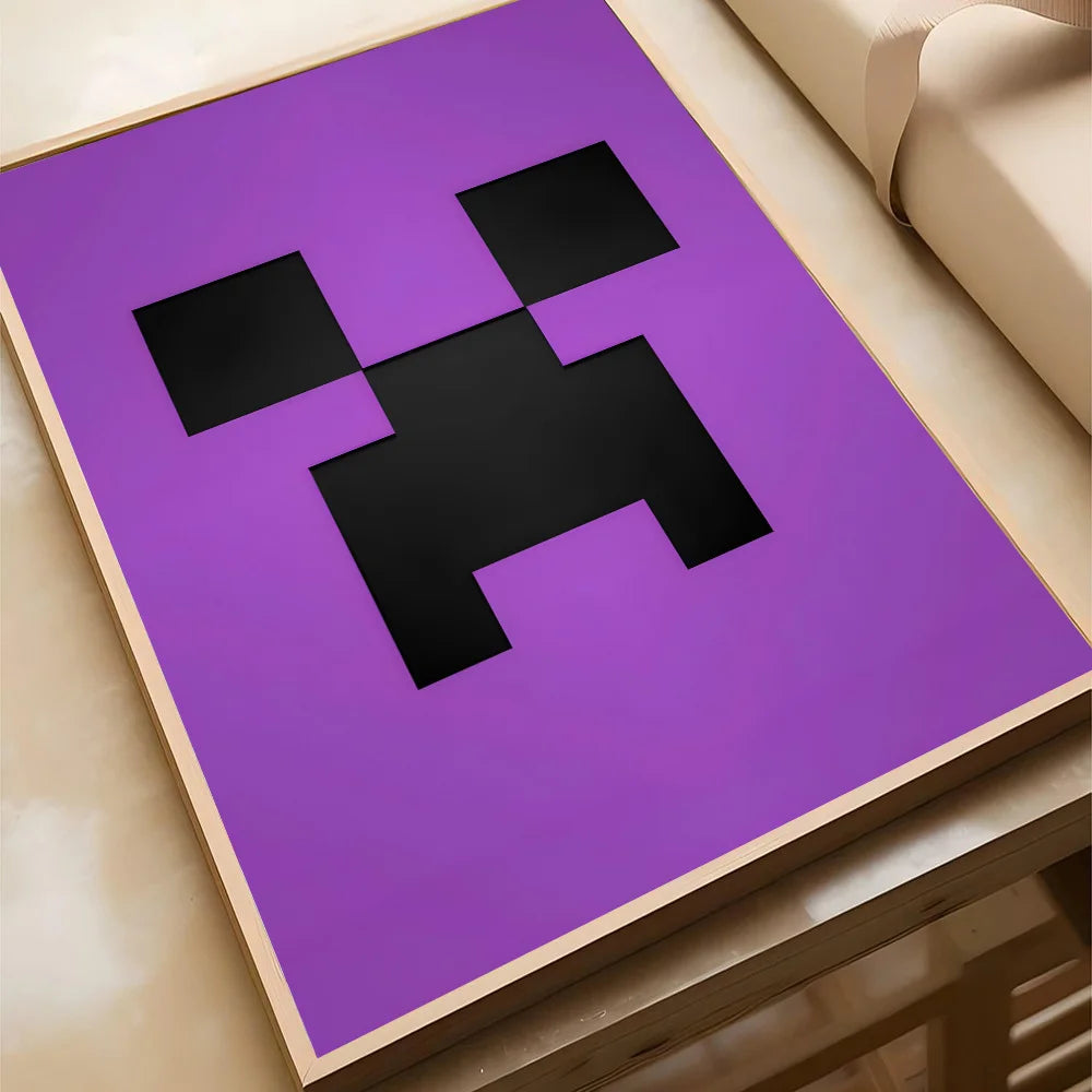 Pixel World Wall Art Posters