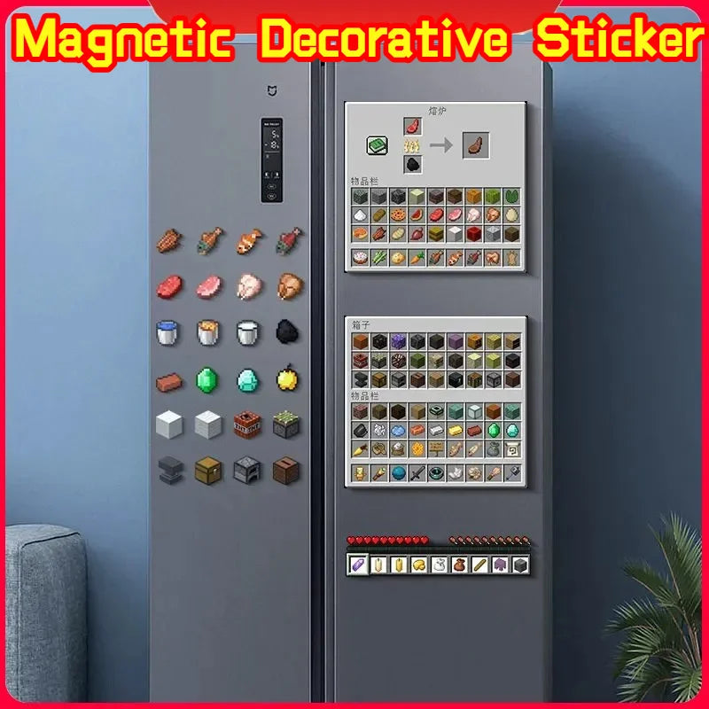 Pixel Inventory: Magnetic Decor Stickers