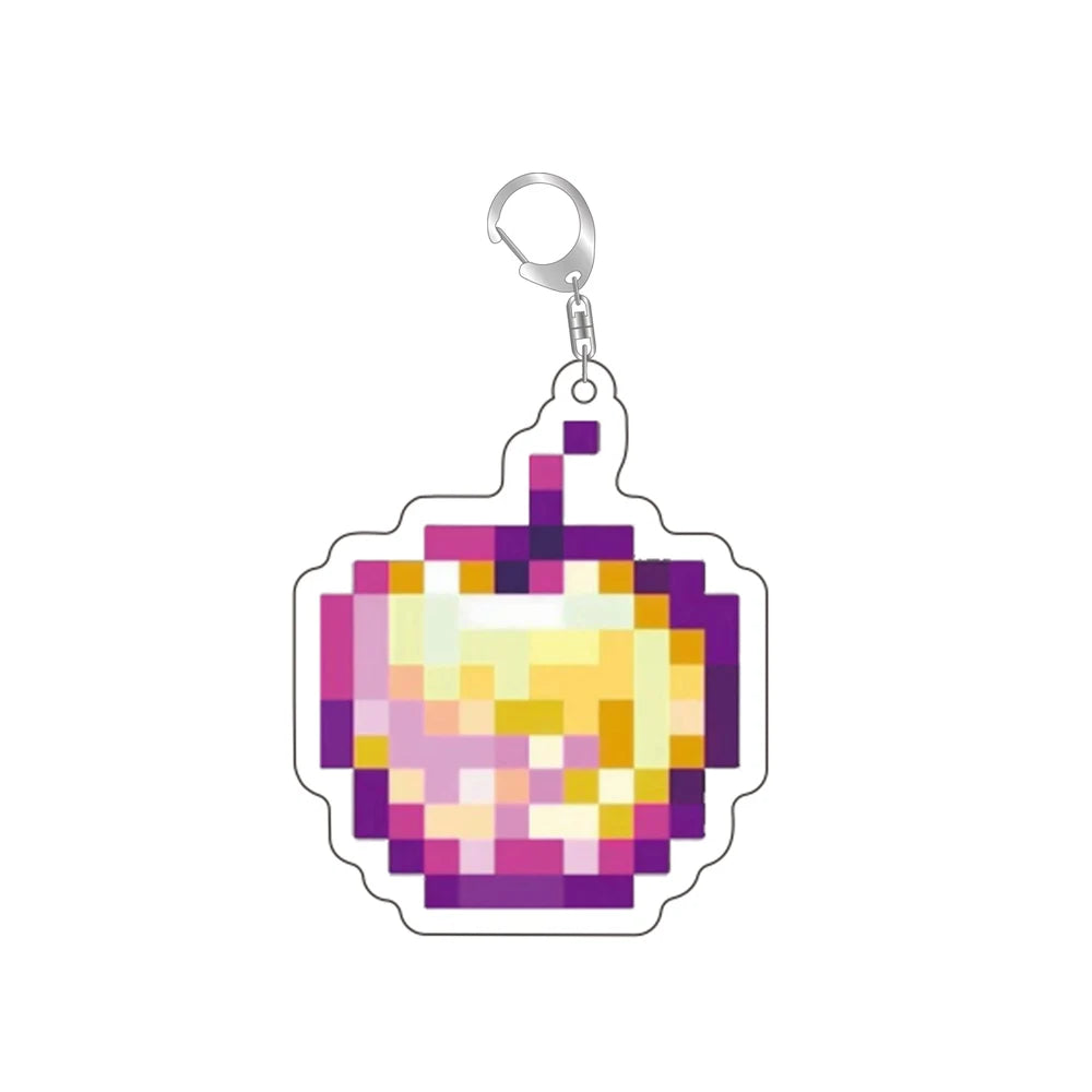 Pixel Item Acrylic Keychains