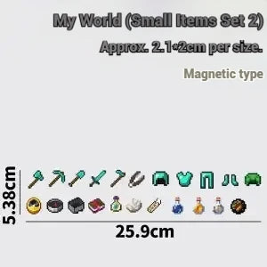 Pixel Inventory: Magnetic Decor Stickers