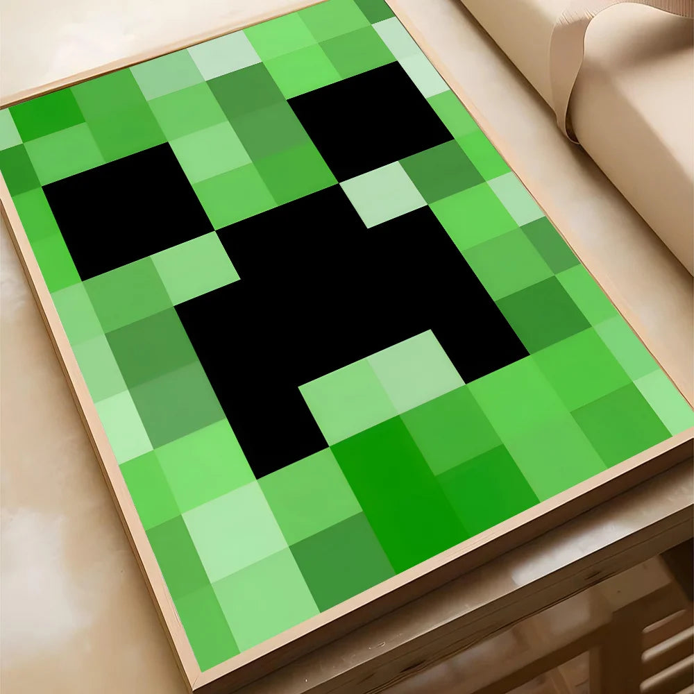 Pixel World Wall Art Posters