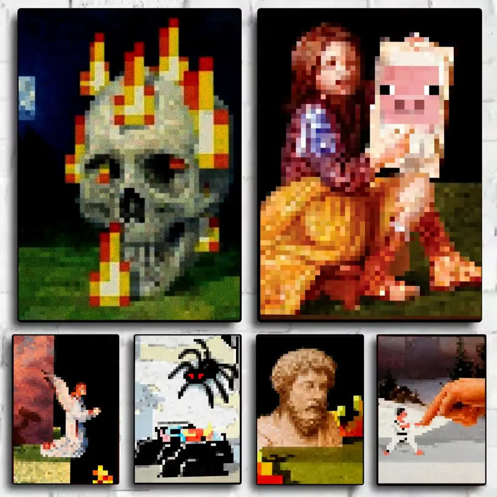Pixel Masterpiece: Game-Art Wall Decor