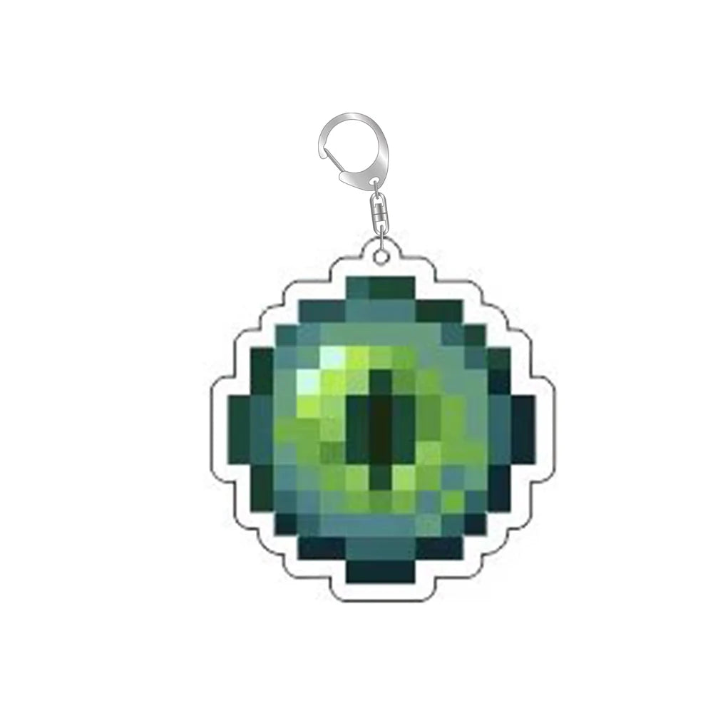 Pixel Item Acrylic Keychains