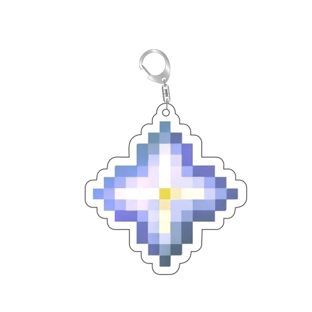 Pixel Item Acrylic Keychains