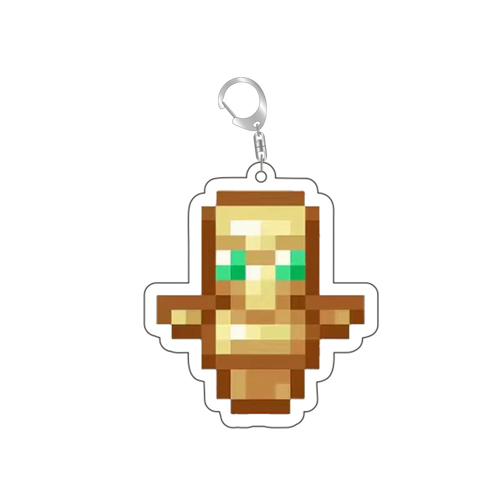 Pixel Item Acrylic Keychains
