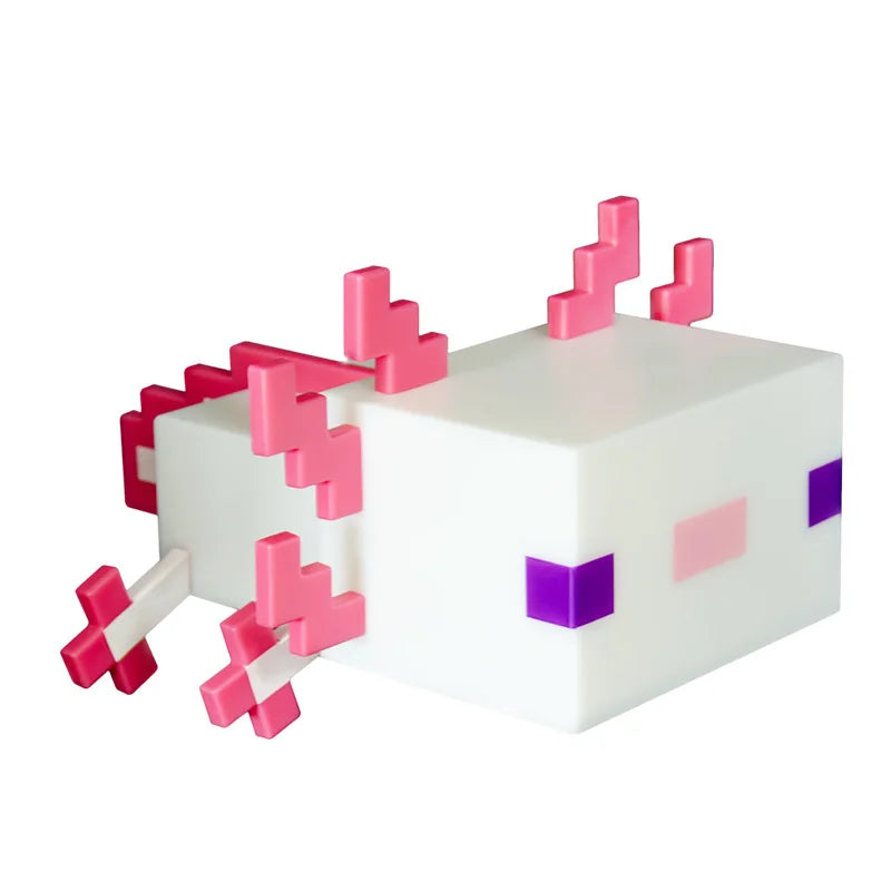 Pixel Axolotl LED: 5-Color Mood Light