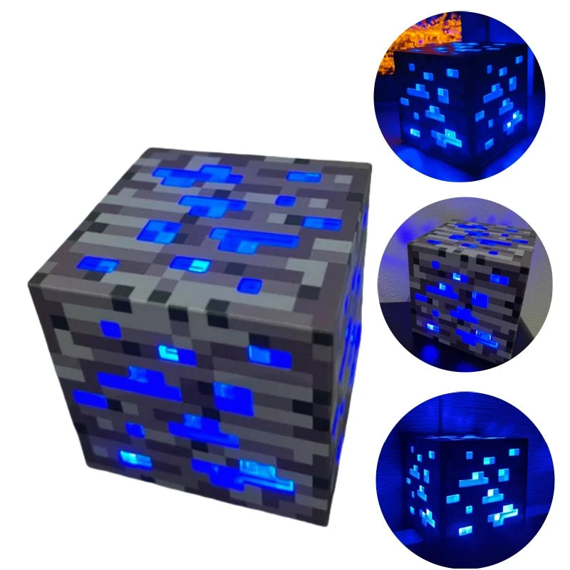 Pixel Ore LED Block: 4-in-1 Night Light